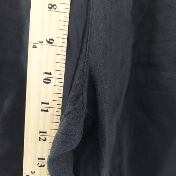 Rachel Roy 100%‎ linen pants black size small - Picture 6 of 8